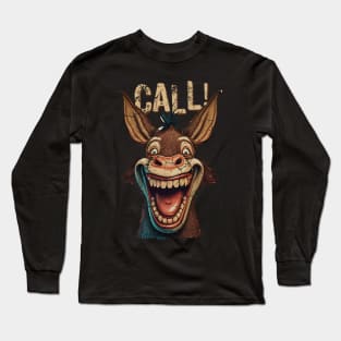 Poker Donkey Call Long Sleeve T-Shirt